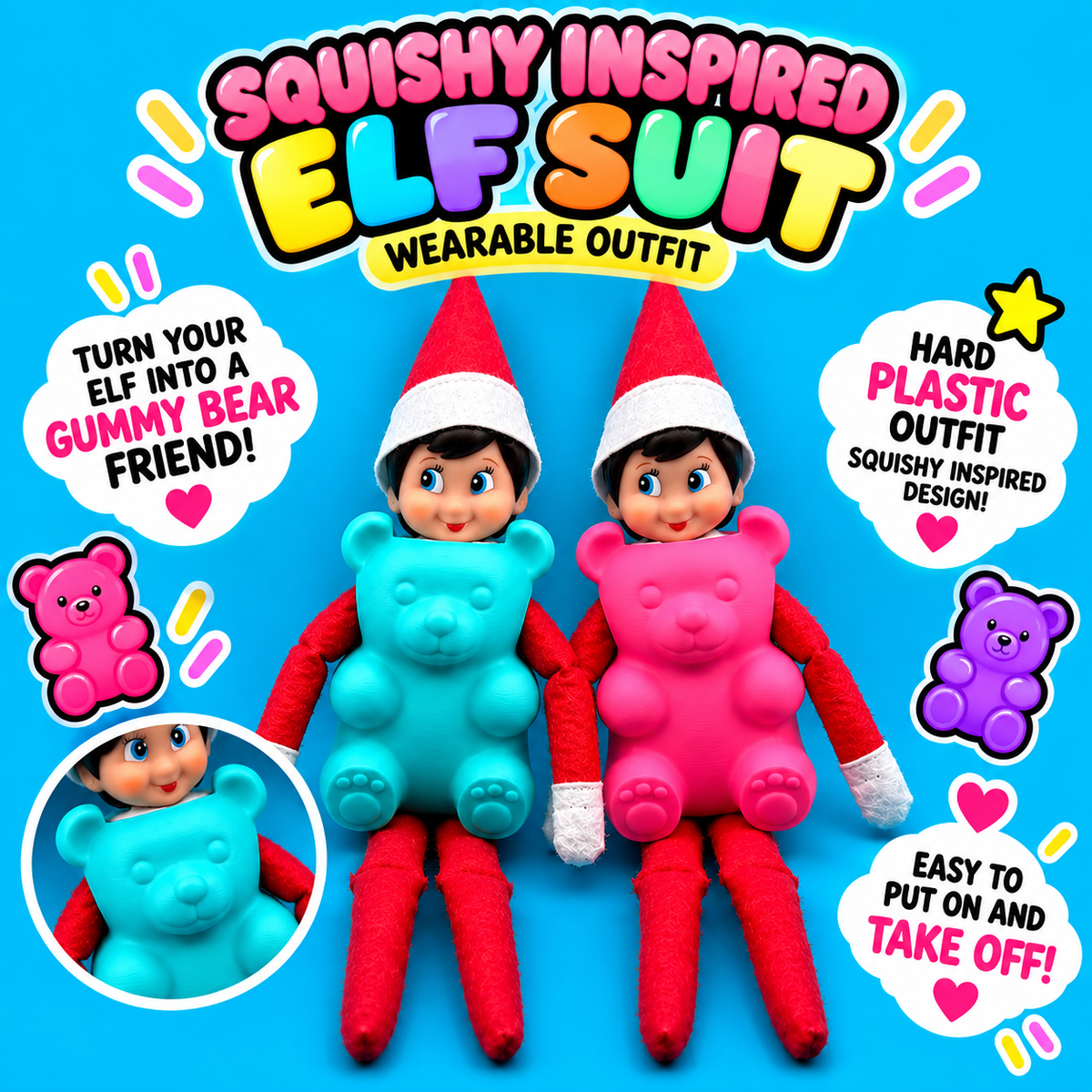 Festive Elf - Gummy Bear Suit