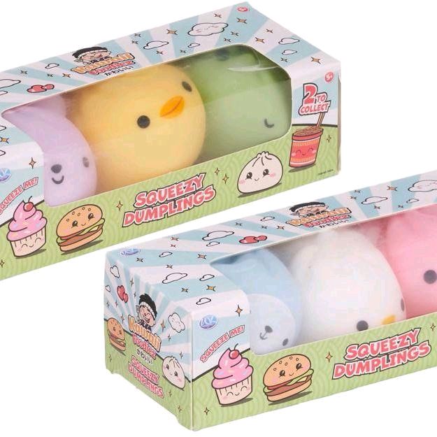 Kawaii Foodiez - Squeezy Dumplings - Pack of 3 - 2 sets to collect