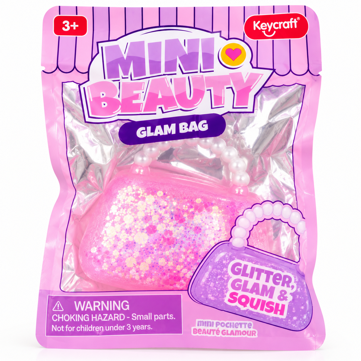 Squishy Glitter Glam Bag