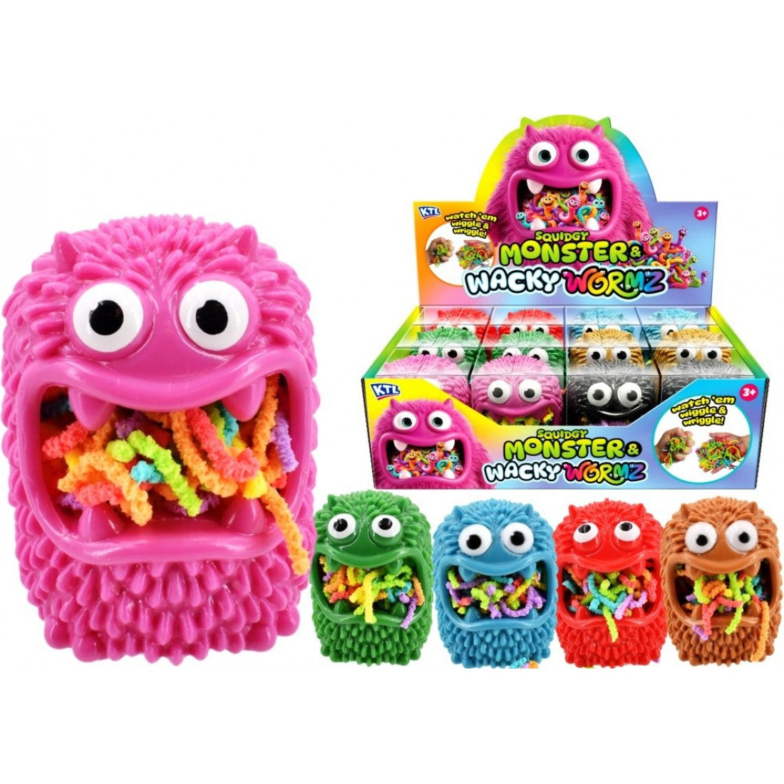 Wacky Worms Squidgy Monster Inc. wacky worms