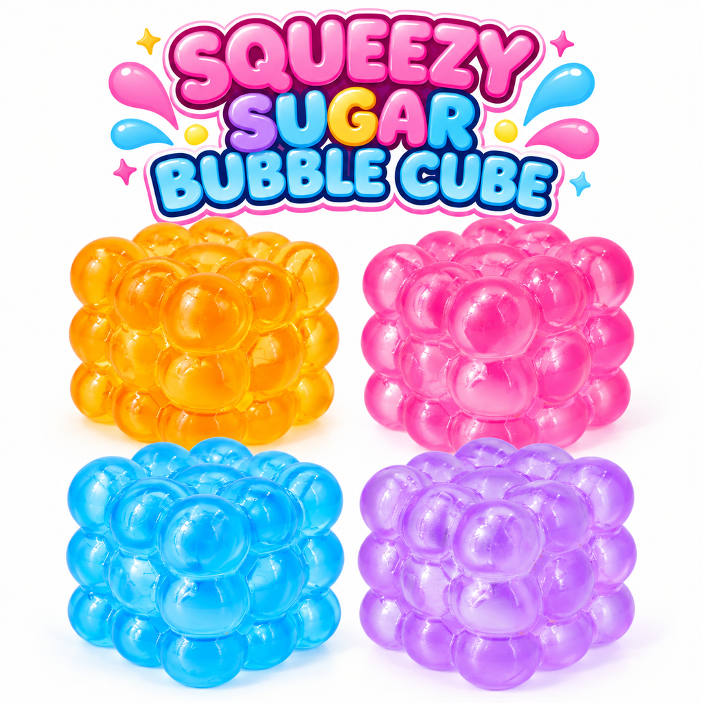 Squeezy Sugar Bubble Cube