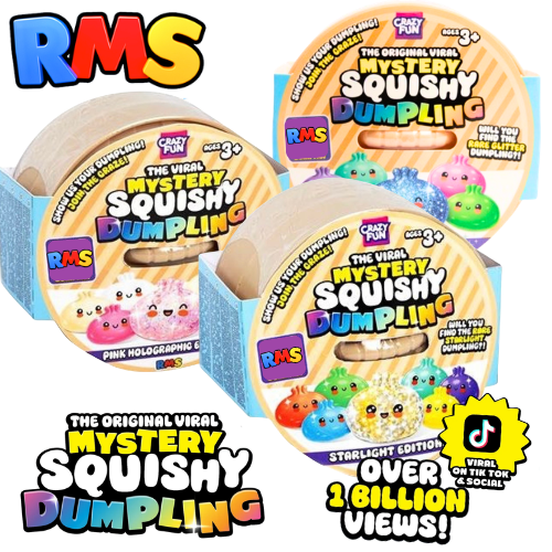 RMS The Original Viral Mystery Squishy Dumpling – Original Bao Bun Squishies | UK Seller