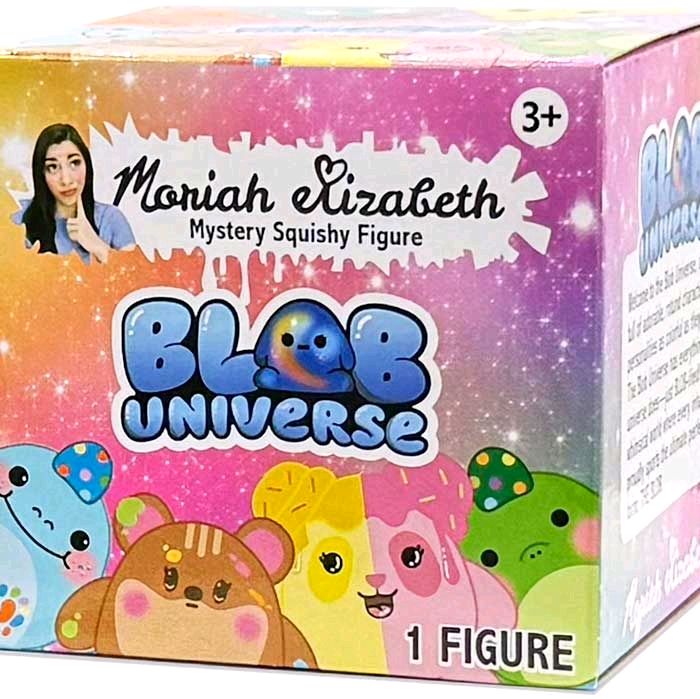 Moriah Elizabeth Blob Universe Collectible Squishy Toys for Kids Ages 3+ Assorted Colours and Styles Series 1 Mystery Figures
