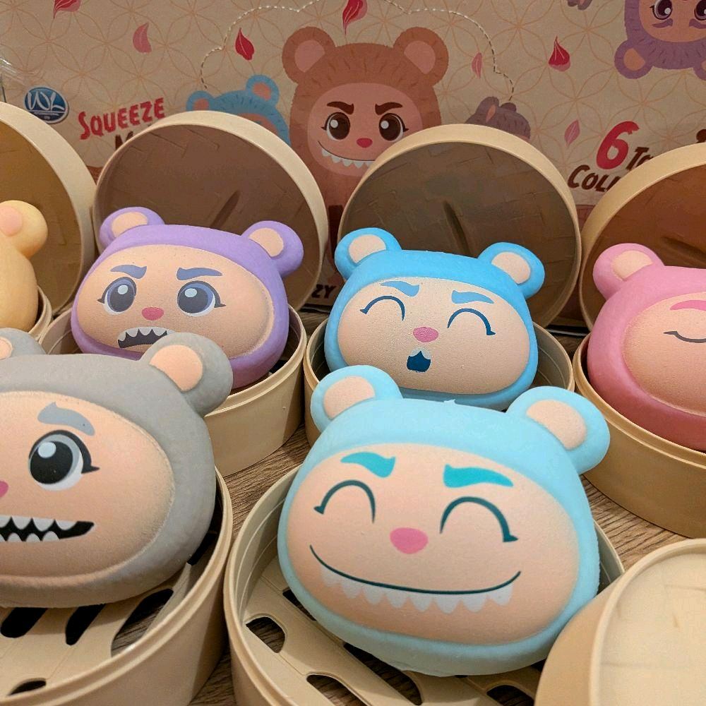 Onikuma Squishy Dumplings with Steamer Case - 8.5cm