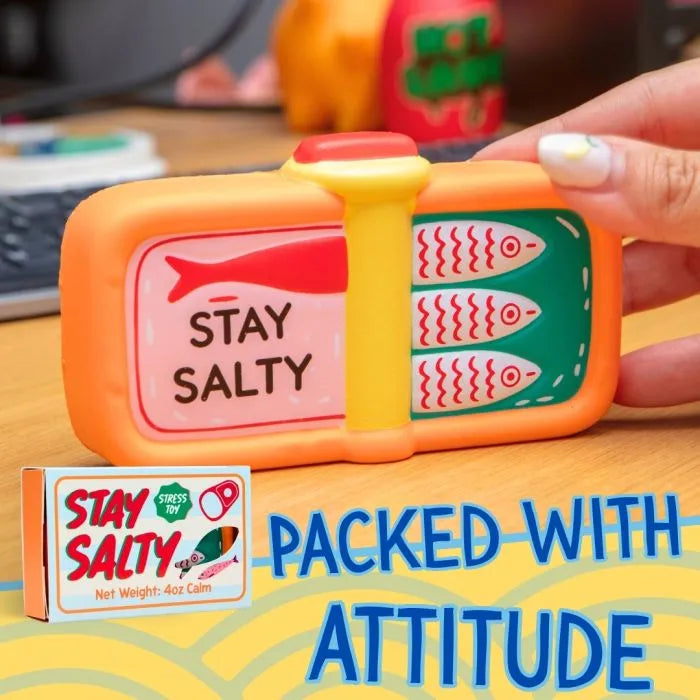 Stay Salty Sardine Tin - Stress Toy