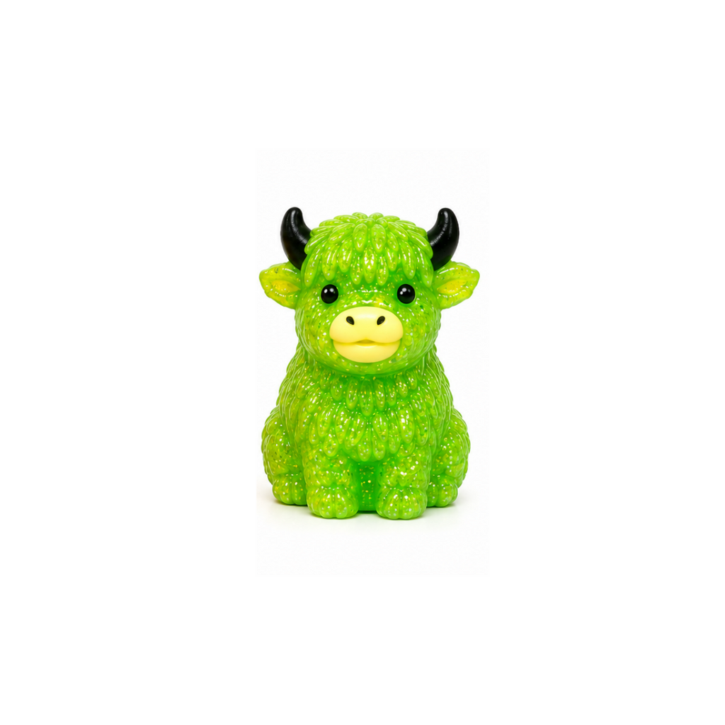 Sparkly Sugar Squishy Highland Cow Squishy