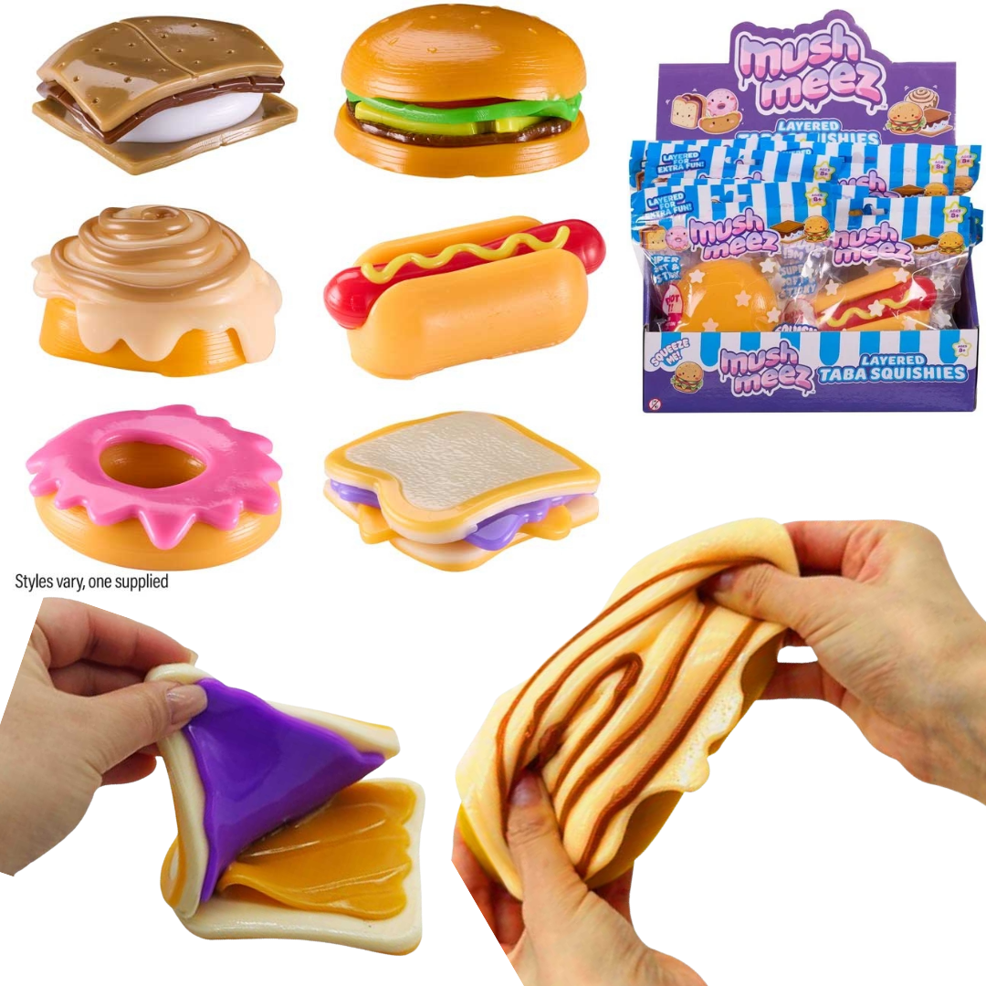 Mushmeez Layered Taba Squishies 6 Designs to Choose from for ages 8+