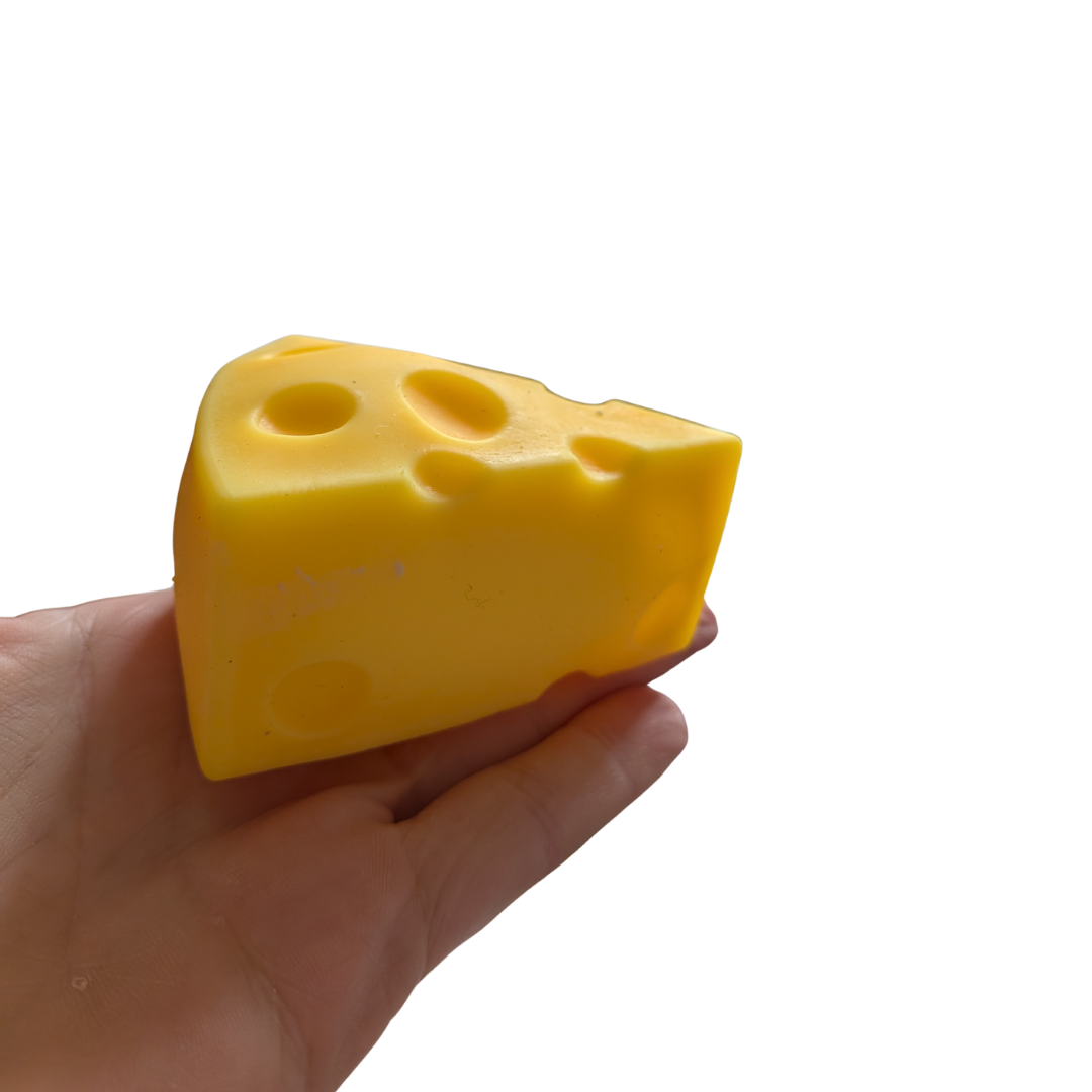 Satisfying Slow Rise Cheese Squishy Bundle  Super Soft Stress Toy (5cm + 7cm)