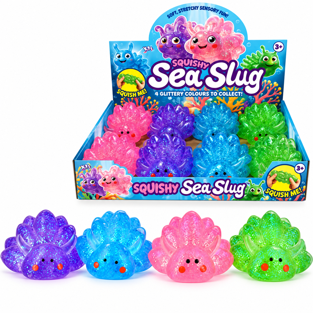 Glitter Squishy Sea Slugs