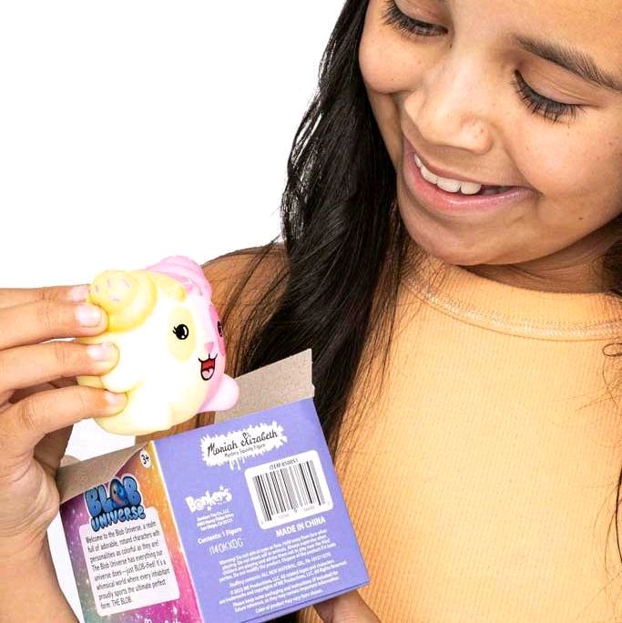 Moriah Elizabeth Blob Universe Collectible Squishy Toys for Kids Ages 3+ Assorted Colours and Styles Series 1 Mystery Figures