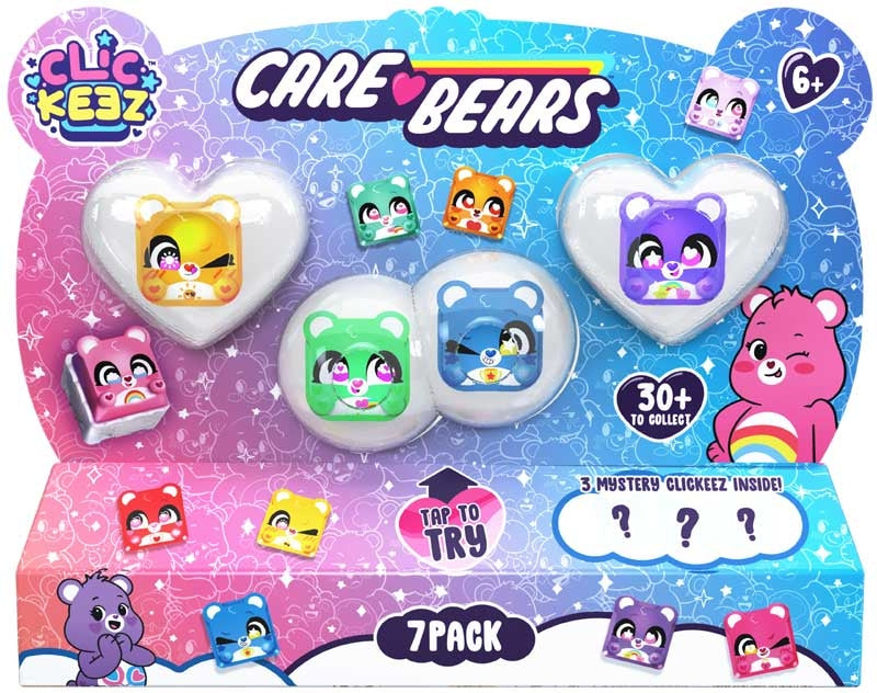 CLICKEEZ CARE BEARS - 7 PACK