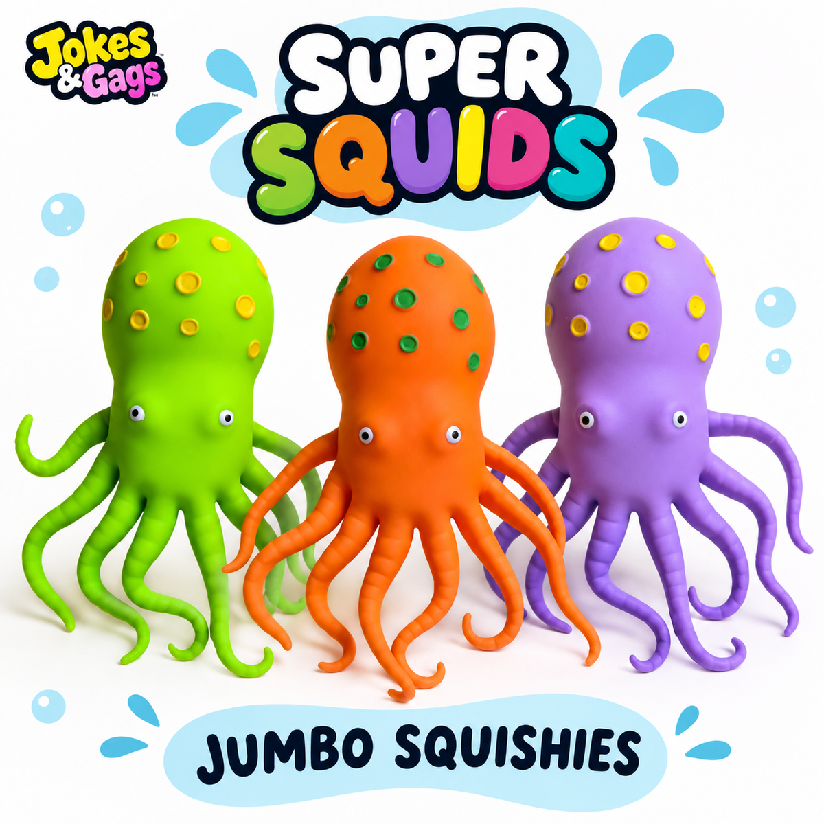Super Squid - Jumbo Squishy