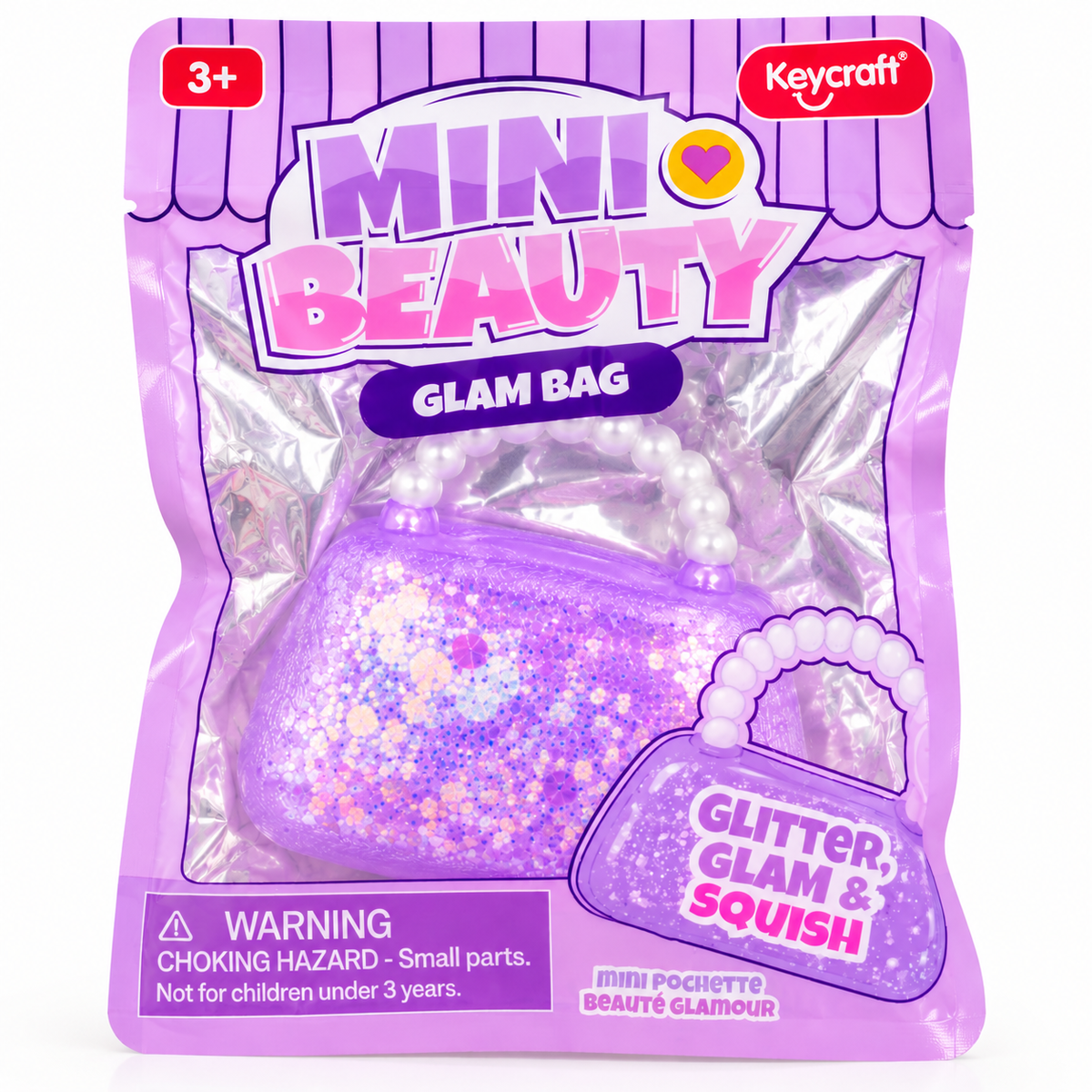 Squishy Glitter Glam Bag