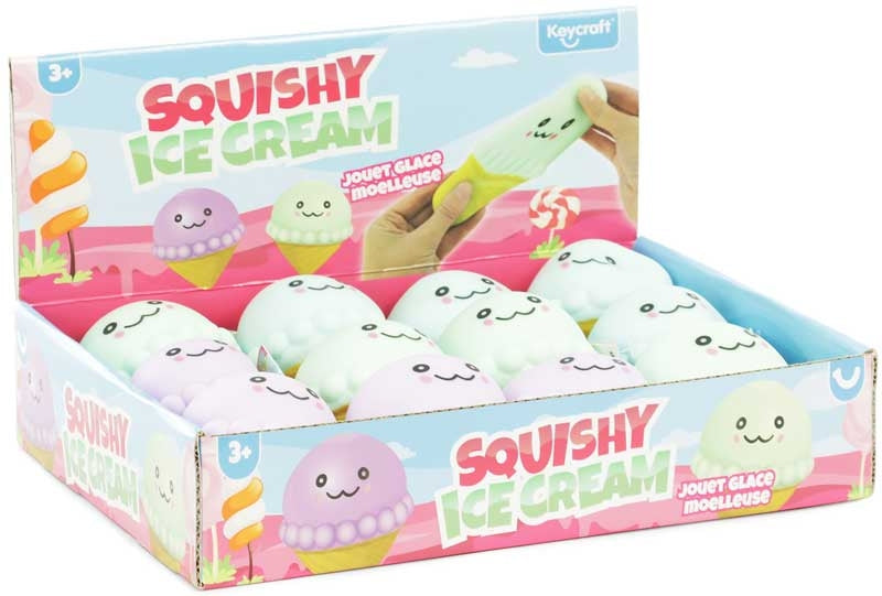 Squishy Ice Cream - Sensory Toy- 3 Colours to Collect