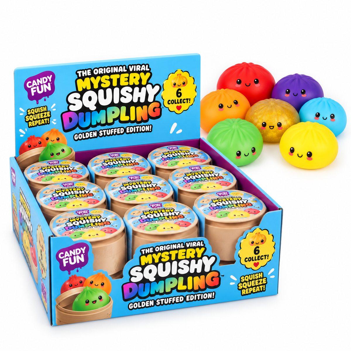 RMS The Original Viral Mystery Squishy Dumpling – Original Bao Bun Squishies | UK Seller
