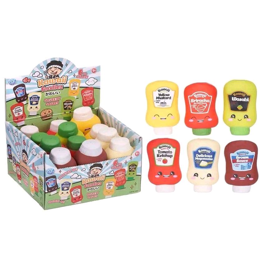 Squeezy Sauces - 6 to collect - Squishy Sensory Toy
